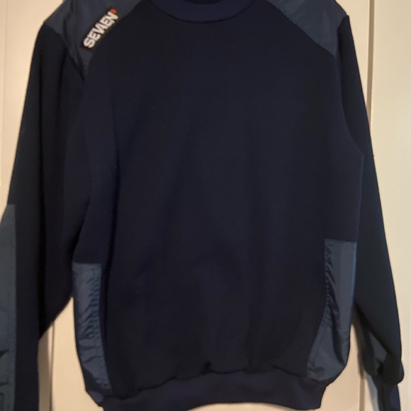 Sevaen Thermal Sweater with Navy Reinforcements - Picture 1 of 3